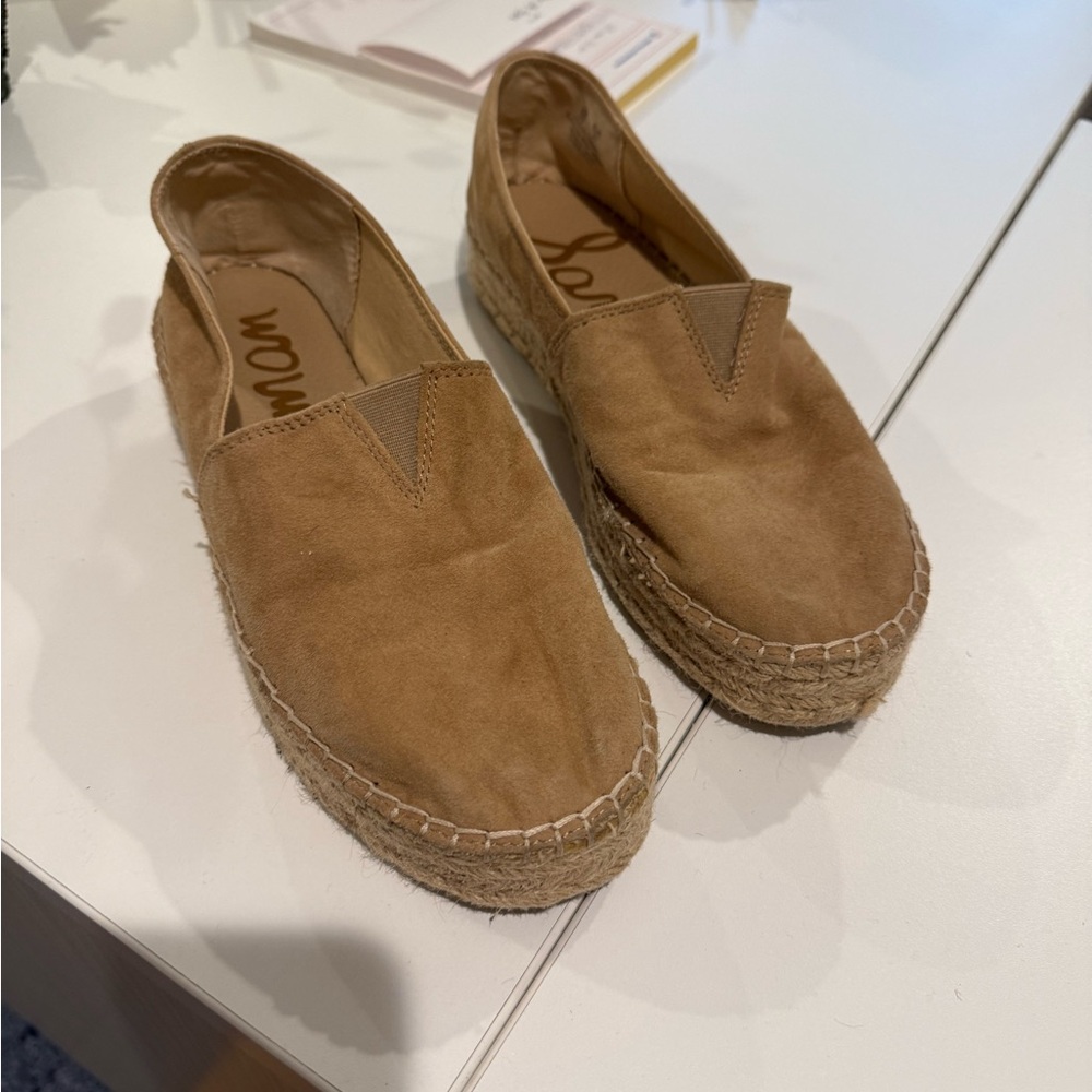 Sam Edelman Brown Espadrille Flats